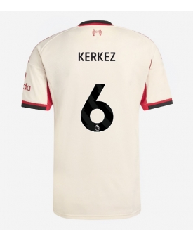 Billige Fotballdrakt Liverpool Milos Kerkez #6 Replika Bortedrakt 2025-26 Kortermet Billige Fotballdrakt Liverpool Milos Kerkez #6 Replika Bortedrakt 2025-26 Kortermet